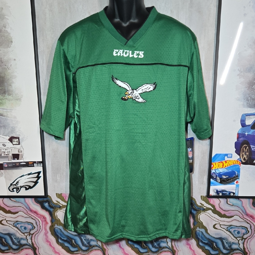 Philadelphia Eagles Kelly Green Vintage Style Jersey